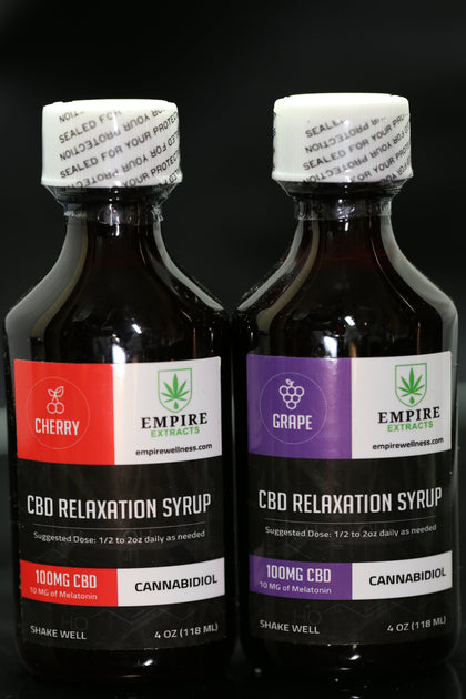 100mg CBD RELAXATION SYRUP (Grape)
