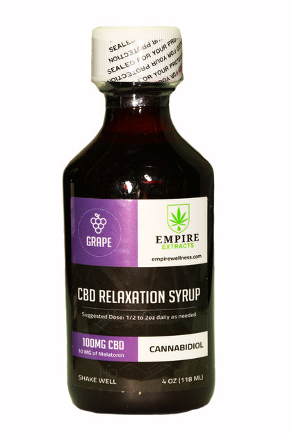 100mg CBD RELAXATION SYRUP (Grape)