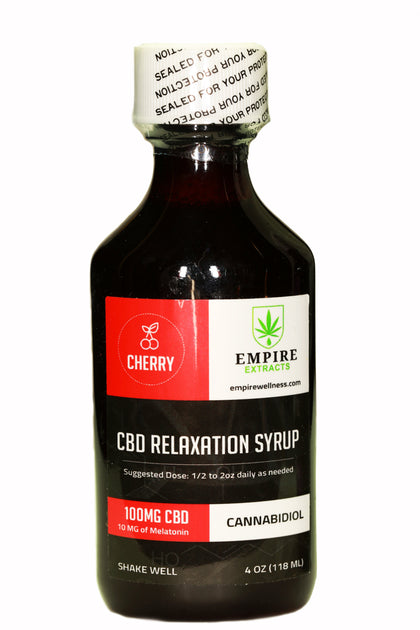 100mg CBD RELAXATION SYRUP (CHERRY)